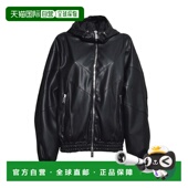 香港直邮Dsquared2 二次方 男士 1h可退 仿皮拉链连帽衫 S74AM167