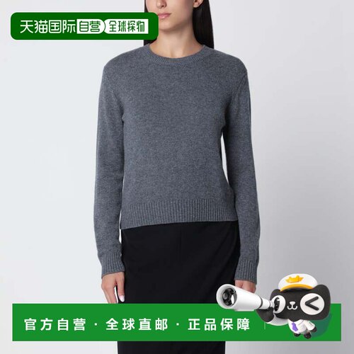 香港直邮LISA YANG 女士 Mable 圆领沙色羊绒毛衣 2022117WSGR