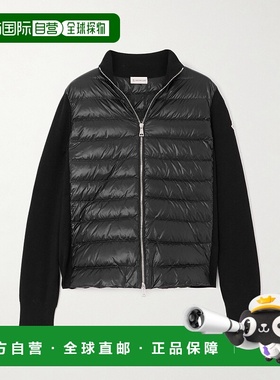 香港直邮Moncler 盟可睐 女士 shell down 羊毛绗缝针织开衫 0939
