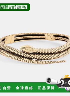 香港直邮Chloe 蔻依 女士 蛇纹短项链 METAL 金属色配饰时尚舒适