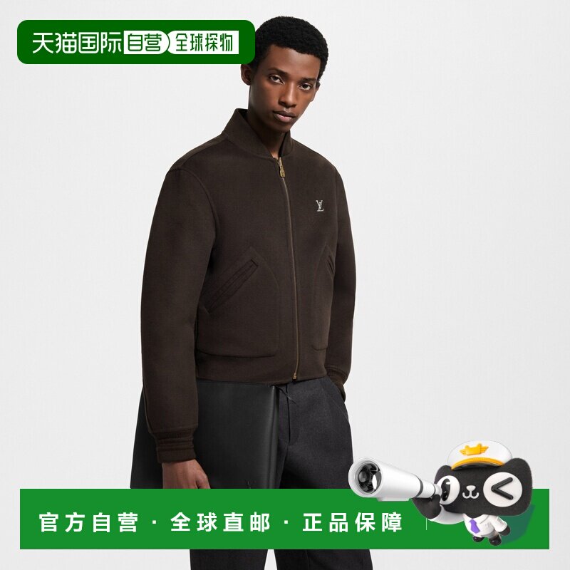 自营1h可退 欧洲直邮LV路易威登 男士黑色小牛皮拉链开合电脑包