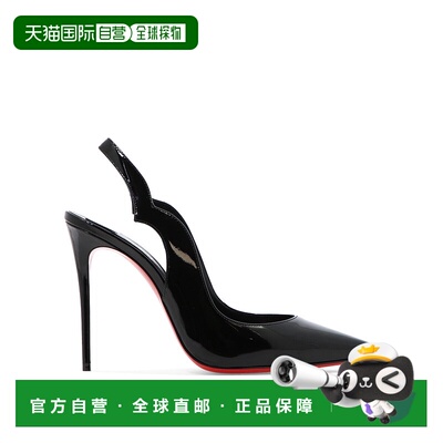 香港直邮Christian Louboutin 克里斯提 鲁布托 女士 黑色logo尖