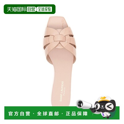 香港直邮Saint Laurent Tribute编织凉拖 571952B8I00凉鞋