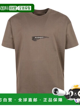 1h可退 香港直邮Givenchy 纪梵希 男士 圆领短袖T恤 BM71JA3YN1