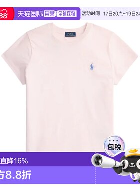 1h可退 香港直邮Ralph Lauren 短袖T恤 211B14605女短袖修身圆领