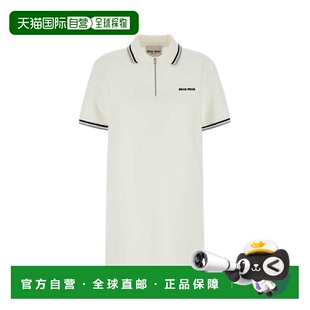 1h可退 PIQUET 连衣裙 女士 式 缪缪 Miu 香港直邮Miu 白色Polo衫