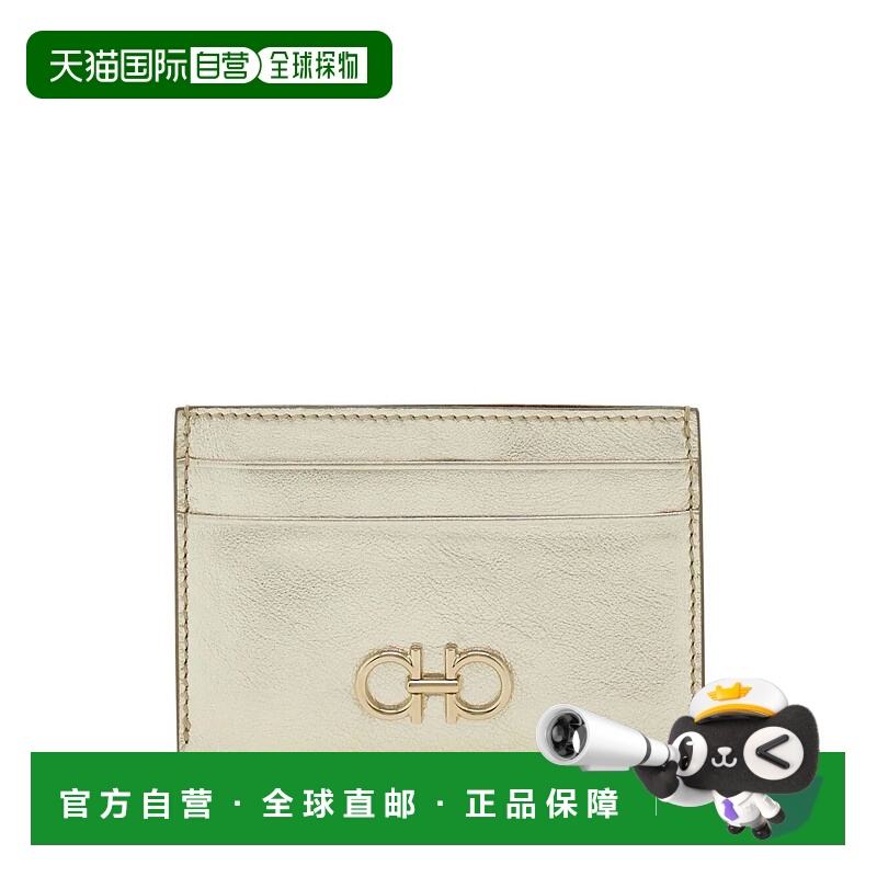 香港直邮Salvatore Ferragamo 菲拉格慕 女士 环扣叠层皮革卡套 2