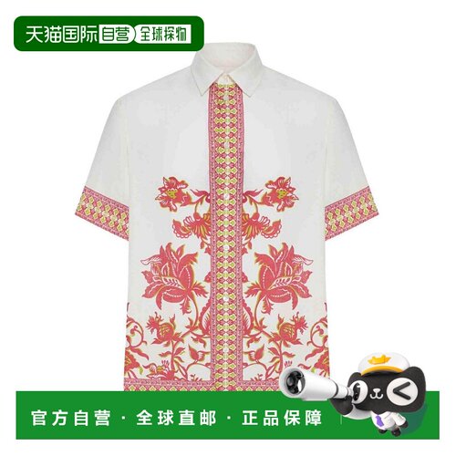 1h可退 香港直邮ETRO 男士衬衫 MRIC001199SP301X0860 SS2026 白