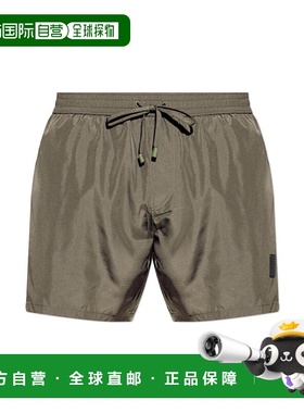 香港直邮Balmain 抽绳设计泳裤 BWB641550