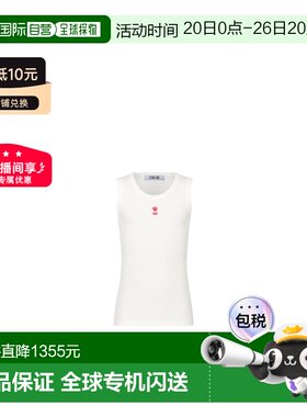 欧洲直邮Dior迪奥 儿童白色棉质童装背心