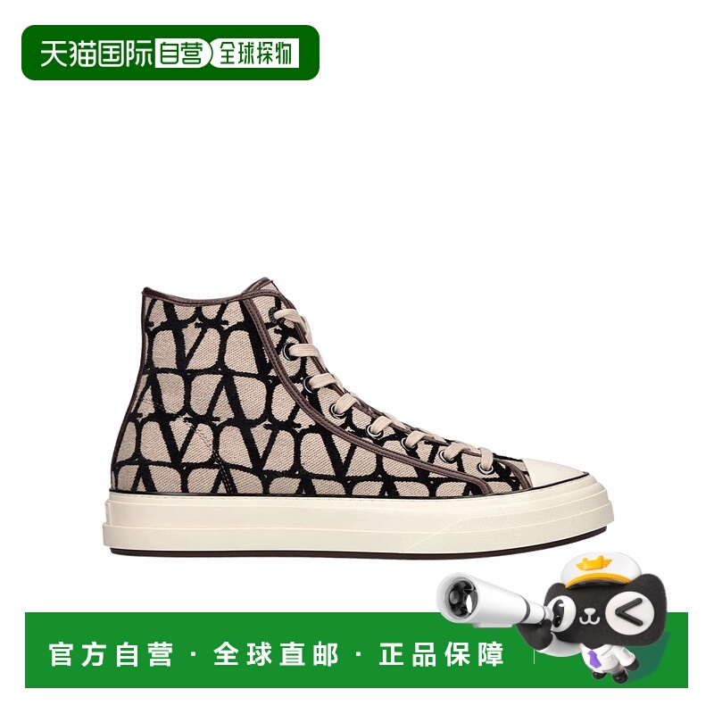 香港直邮Valentino Toile Iconographe高帮板鞋 77I-3GT001