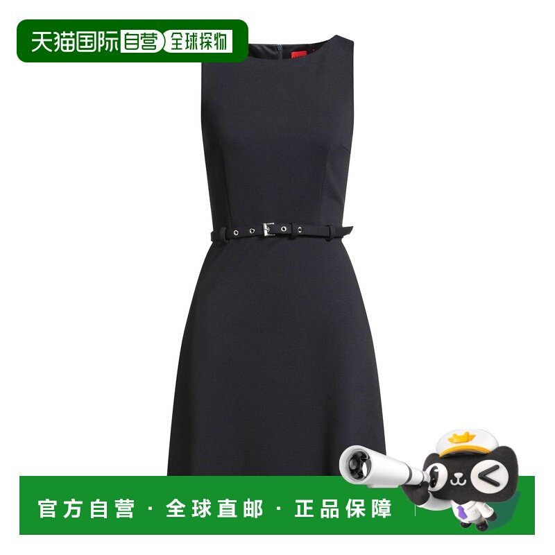 1h可退 香港直邮boss 雨果 女士 短款连衣裙 blue蓝色 舒适时尚,女装/女士精品,连衣裙,淘宝优惠券,粉丝福利购,淘宝优惠卷