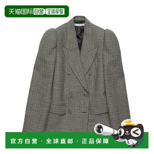 1h可退 香港直邮ACNE STUDIOS 女士西服 AH0319J83 SS2026 灰色