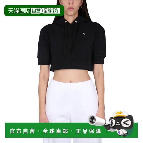 1h可退 香港直邮Raf Simons 拉夫 西蒙 女士 带Logo刺绣卫衣 231W