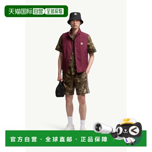 男装 欧洲直邮MONCLER 印花棉质衬衫 短袖 2025