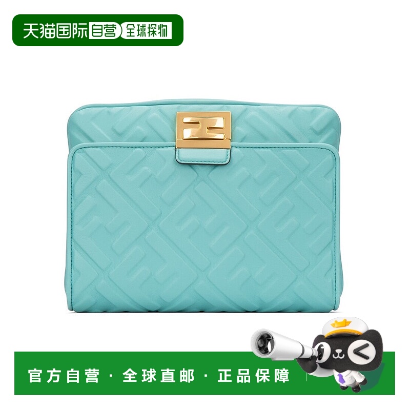 香港直邮Fendi 蓝色UPSIDE DOWN腰带包 8BT305A72V斜挎包单肩包