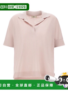 香港直邮HERNO 女士POLO衫 JPL00113D520564035 SS2026 粉红色