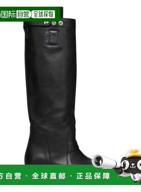 香港直邮Rick Owens 圆头长筒靴 RP01F6822LOO