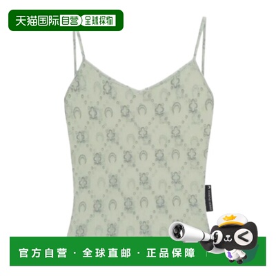 Marine Serre moonogram 网纱肩带吊带 WTO514ACJ【付后1h可退】