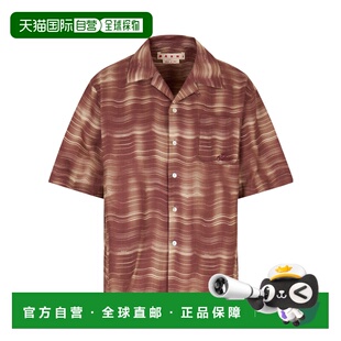 香港直邮Marni 印有旋转木马图案保龄球衫 CUMU0213ASUTR029