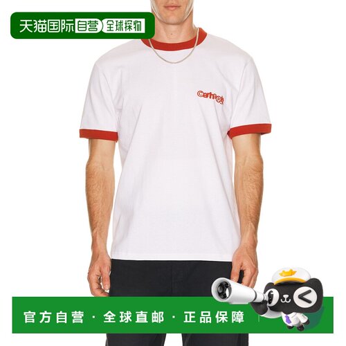1h可退 美国直邮CARHARTT WIP 男士 Ringer T恤 I036267 舒适时尚