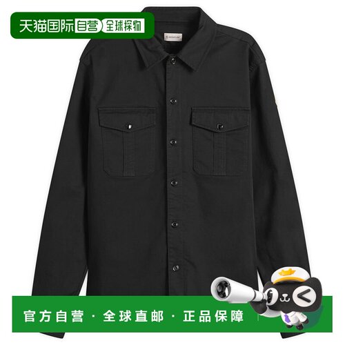 香港直邮Moncler 盟可睐 男士 Gaberdine Over 棉质衬衫 2F000555