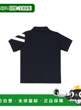 1h可退 香港直邮Moncler 盟可睐 男童 棉质凸纹布Polo衫童装 J295