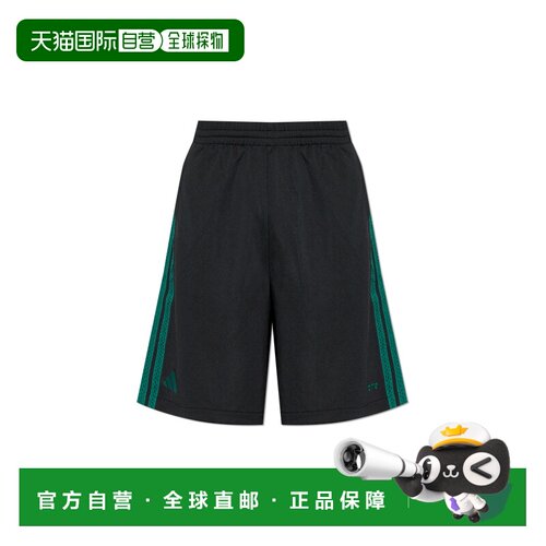1h可退 香港直邮ADIDAS 男士短裤 KC96010BLACK SS2026 黑色 Adid