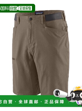 自营欧洲直邮PATAGONIA VENGA ROCK男士橄榄灰棕尼龙抽绳系带短裤