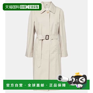 Orleans 香港直邮MaxMara Cube 女士 束带斜纹布大衣 麦斯玛拉