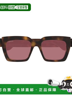 1h可退 香港直邮Gucci 古驰 女士 几何太阳镜 GG1689S colorful花