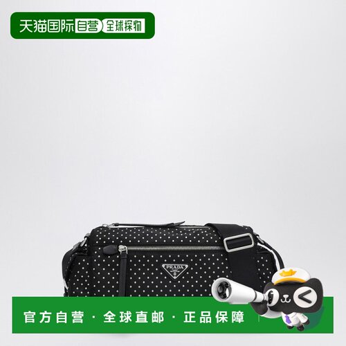 香港直邮PRADA 女士单肩包 1BC236OOO2HGVF0002 SS2025 黑色