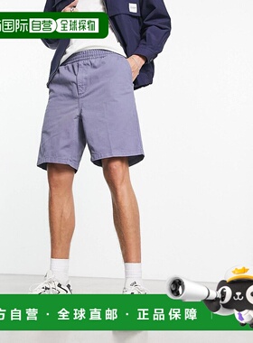 香港直邮CARHARTT WIP 男士 flint 常规木匠短裤(蓝色)休闲裤