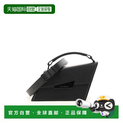香港直邮ACNE STUDIOS 女士单肩包 A10156900 SS2026 黑色 迷你徽
