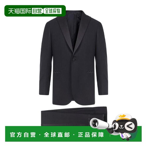 1h可退 香港直邮BRIONI 男士西服套装 RT030LP6A0M0000 SS2026 黑