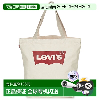欧洲直邮Levi’s李维斯BATWING TOTElogo徽标手提单肩包 女款