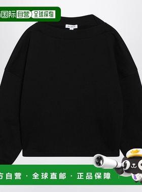 1h可退 香港直邮alaia 女士 黑色棉质运动衫 AA9E0331J094CCO999