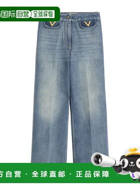 香港直邮Valentino 多口袋牛仔裤 BDD21J9HC直筒裤