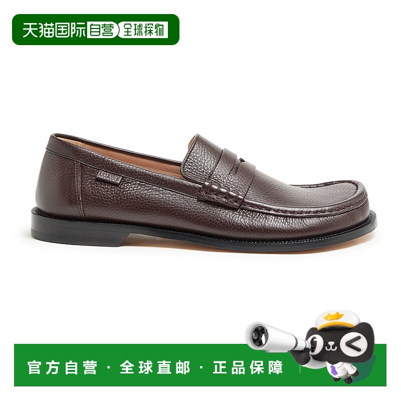1h可退 香港直邮LOEWE 罗意威 男士 Campo  拉绒小牛皮莫卡辛鞋