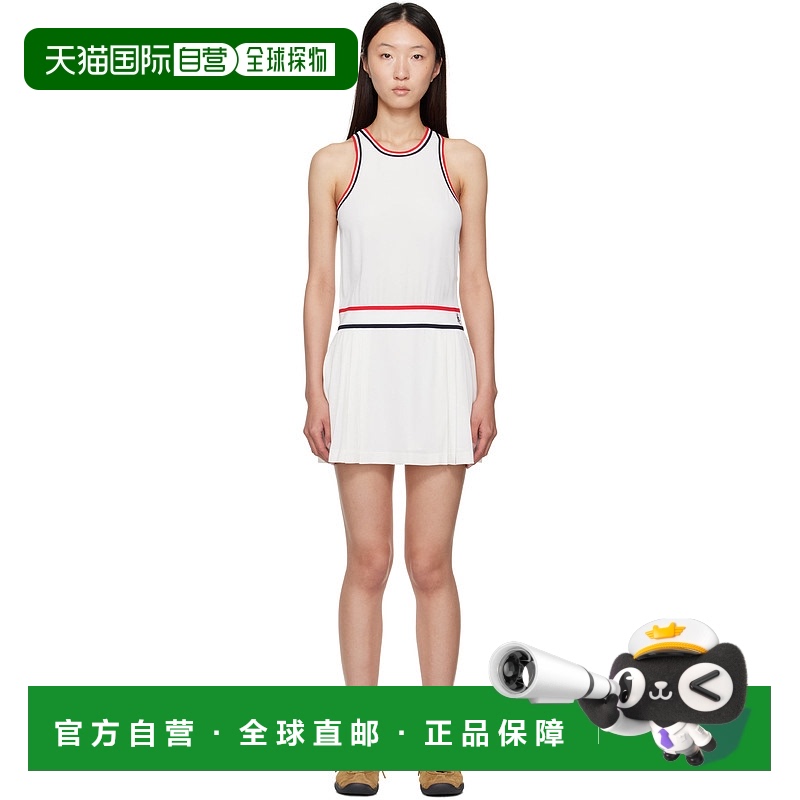 1h可退 香港直邮SPORTY & RICH 女士 白色 SRC Phoebe 连衣裙 DR0