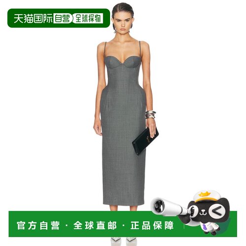 1h可退 美国直邮magda butrym 女士 紧身胸衣中长连衣裙 125726
