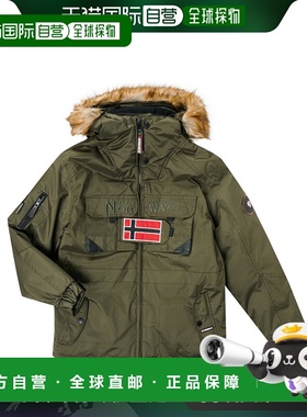 欧洲直邮Geographical Norway  BENCH 男童装派克大衣连帽外套 BE
