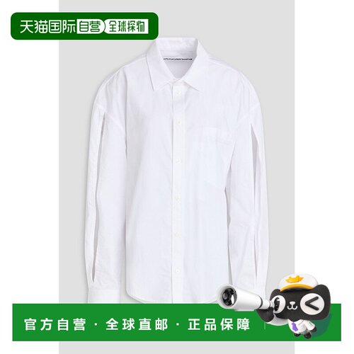 香港直邮Alexander Wang 亚历山大 王 女士 棉质府绸衬衫 1WC4251