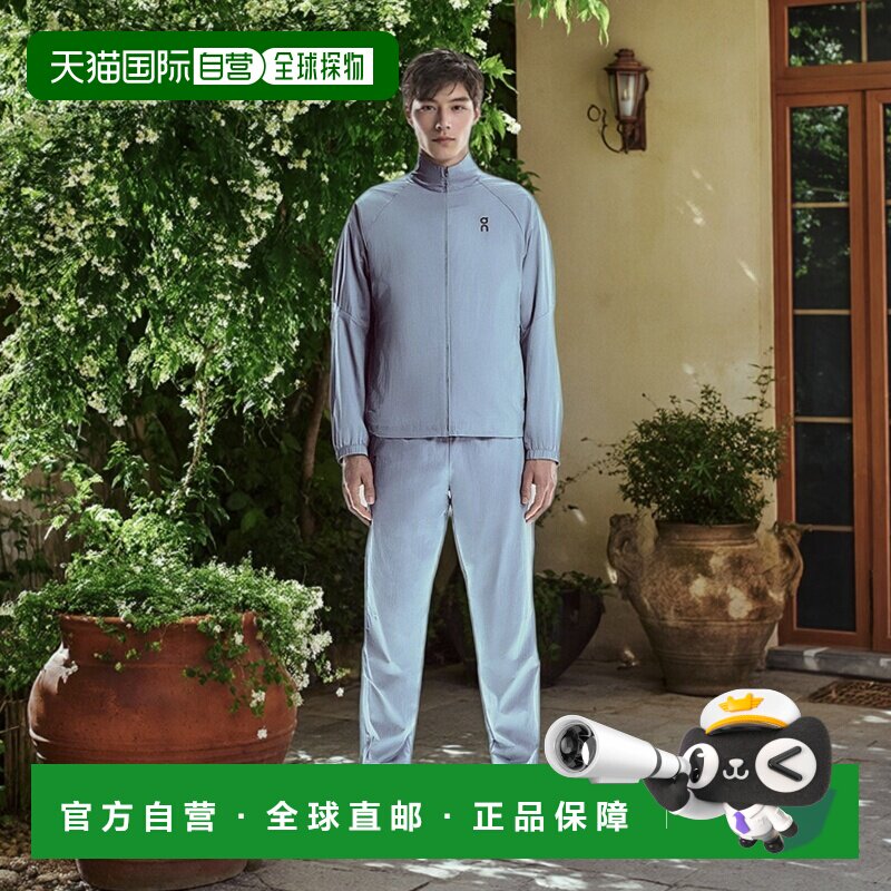 自营欧洲直邮On/昂跑 Court系列男士间歇泉蓝再生聚酯纤维关节型