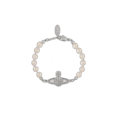 欧洲直邮VIVIENNE WESTWOOD西太后mini bas relief浅浮雕珍珠手链