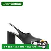 香港直邮aeyde 女士 JAMILA 1h可退 纳巴革黑色高跟鞋 A11PUKRSR7