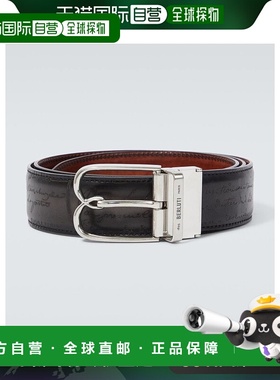 1h可退 香港直邮Berluti 伯尔鲁帝 男士 B Volute Scritto 双面皮