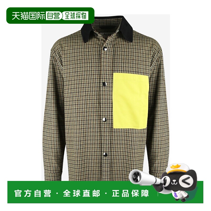 香港直邮Acne Studios 格纹长袖衬衫 B90263
