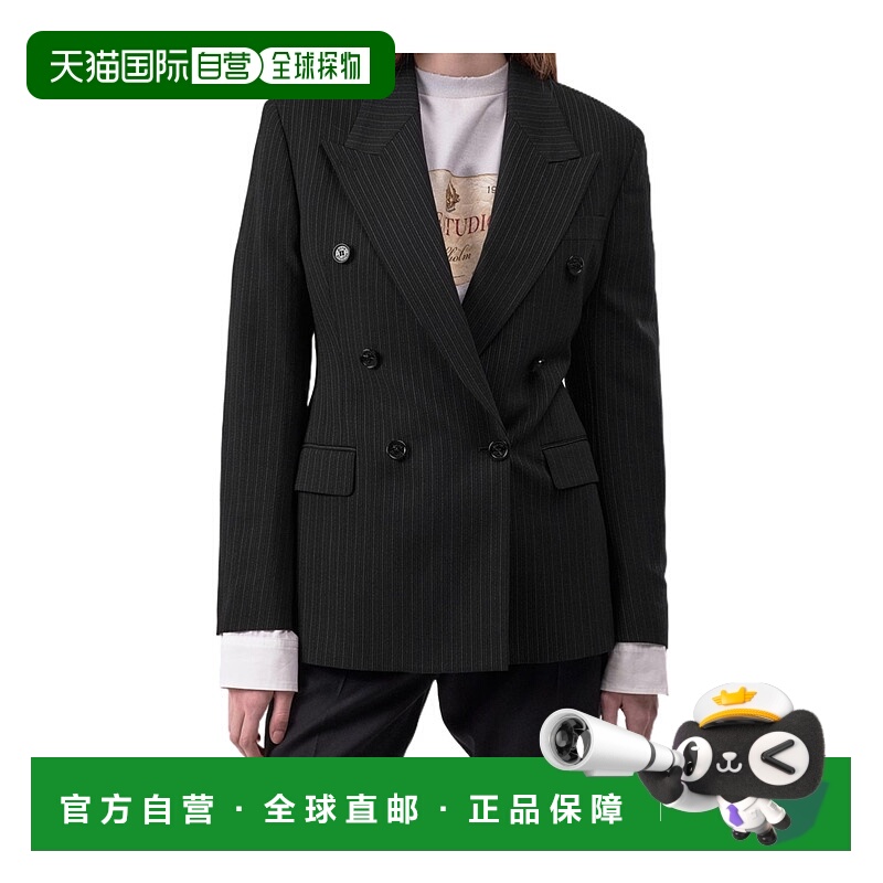 香港直邮Acne Studios 细条纹西装外套 609439