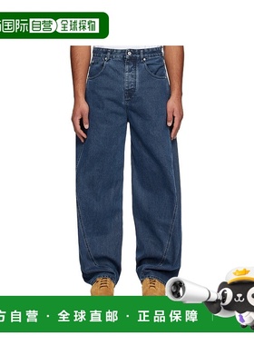 1h可退 香港直邮Jacquemus Le de-Nimes Espiral 牛仔长裤 25HPAM